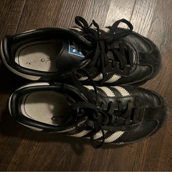 Adidas Kids' Samba Sneakers - Core Black and White - Picture 4 of 5